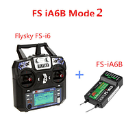 Радиоаппаратура пульт Flysky FS I6 + приемник FS-IA6B для кораблика / дрона