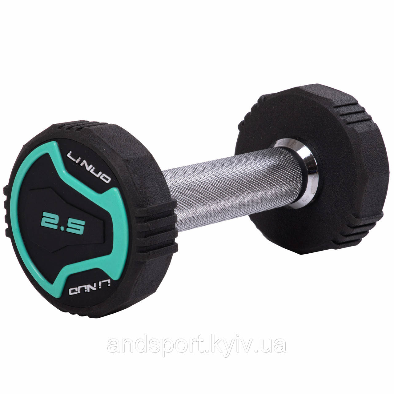 Гантель цілісна професійна LI NUO TA-3614-2,5 1шт 2,5кг чорний Код TA-3614-2_5