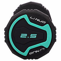 Гантель цілісна професійна LI NUO TA-3614-2,5 1шт 2,5кг чорний Код TA-3614-2_5, фото 2