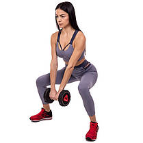 Гантель цілісна професійна LI NUO TA-3618-7,5 1шт 7,5кг чорний Код TA-3618-7_5, фото 4