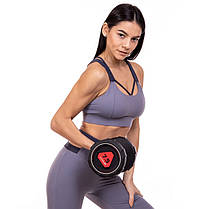 Гантель цілісна професійна LI NUO TA-3618-7,5 1шт 7,5кг чорний Код TA-3618-7_5, фото 5