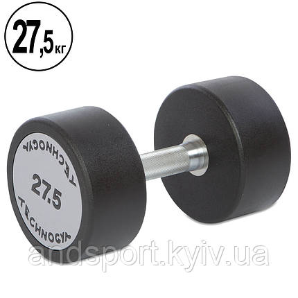 Гантель цілісна професійна TECHNOGYM TG-1834-27,5 1шт 27,5кг Код TG-1834-27_5, фото 1