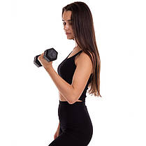 Гантель цільна шестигранна Zelart TA-2679-2,5 1шт 2,5кг Код TA-2679-2_5, фото 4