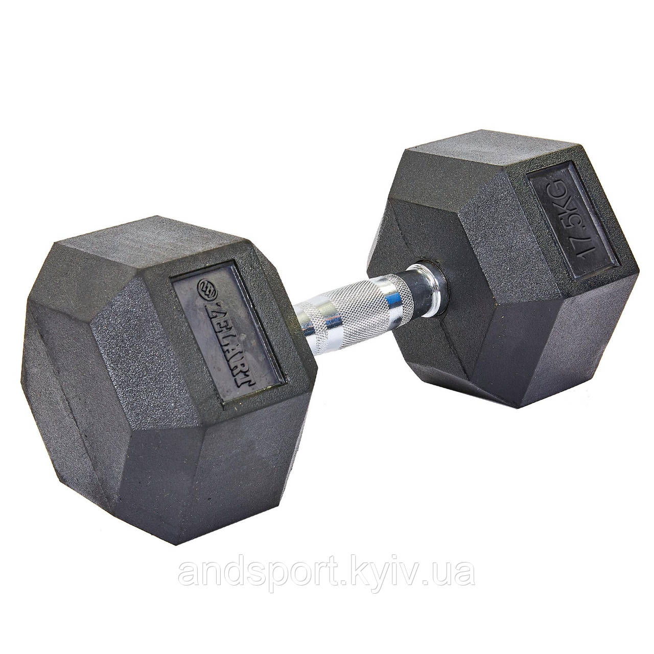 Гантель цільна шестигранна ZELART TA-5159-17,5 1шт 17,5кг Код TA-5159-17_5