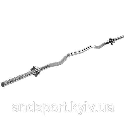 Гриф для штанги Класичний W-образный SP-Sport TA-60CT довжина 1,52м діаметр 28мм вага 8кг Код TA-60CT, фото 1