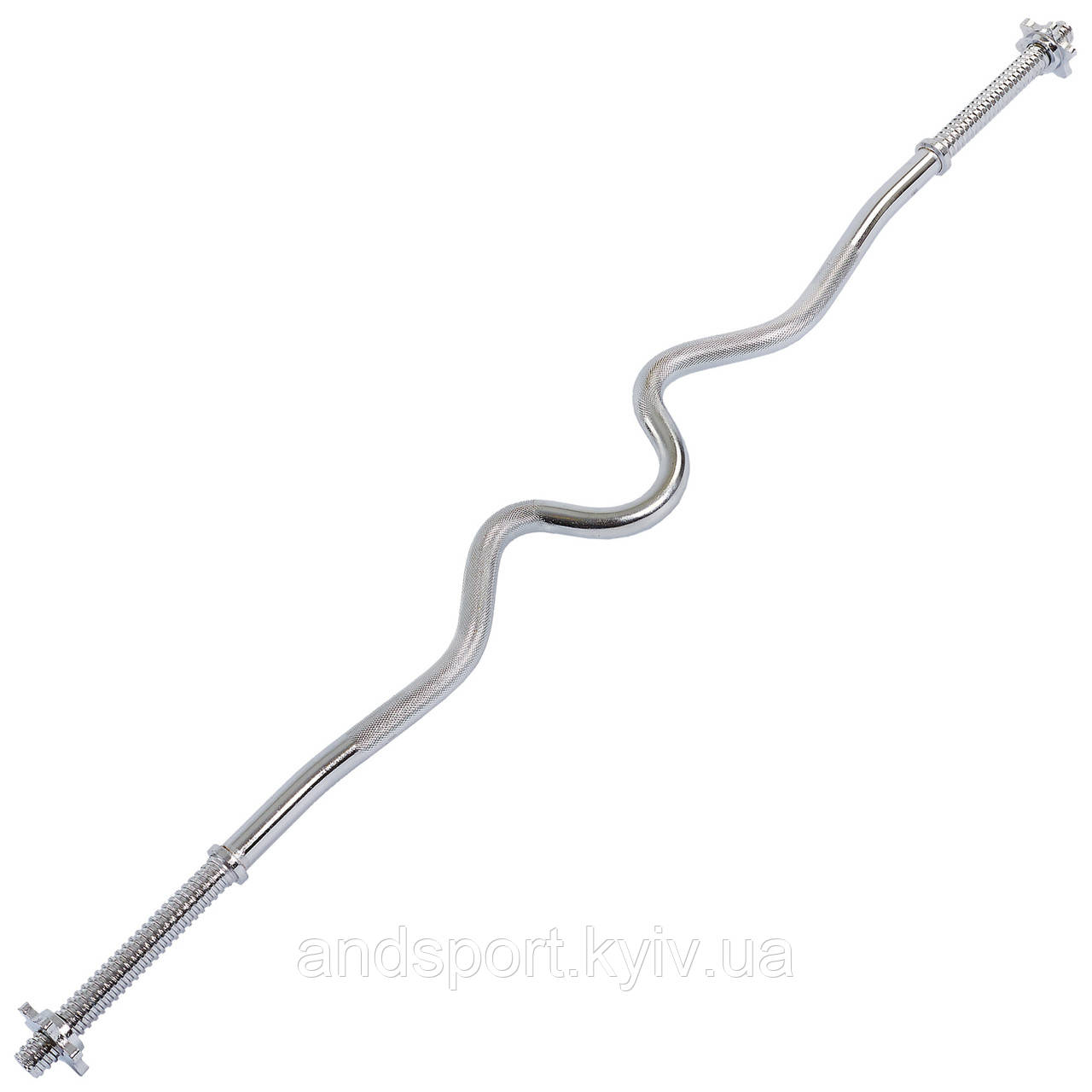 Гриф для штанги Класичний Z-подібний SHUANG CAI SPORTS TA-8063 довжина 1,2 м діаметр 25 мм вага 4,85 кг Код