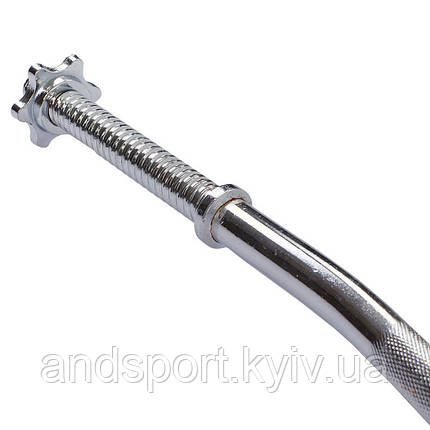 Гриф для штанги Класичний Z-подібний SHUANG CAI SPORTS TA-8063 довжина 1,2 м діаметр 25 мм вага 4,85 кг Код, фото 2