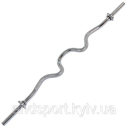 Гриф для штанги Класичний Z-образный SP-Sport TA-47GT довжина 1,2м діаметр 28мм вага 7кг Код TA-47GT, фото 1
