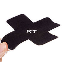 Кінезіо тейп (Kinesio tape) KTTP PRO X STRIP 15шт чорний Код XSTRIP, фото 6