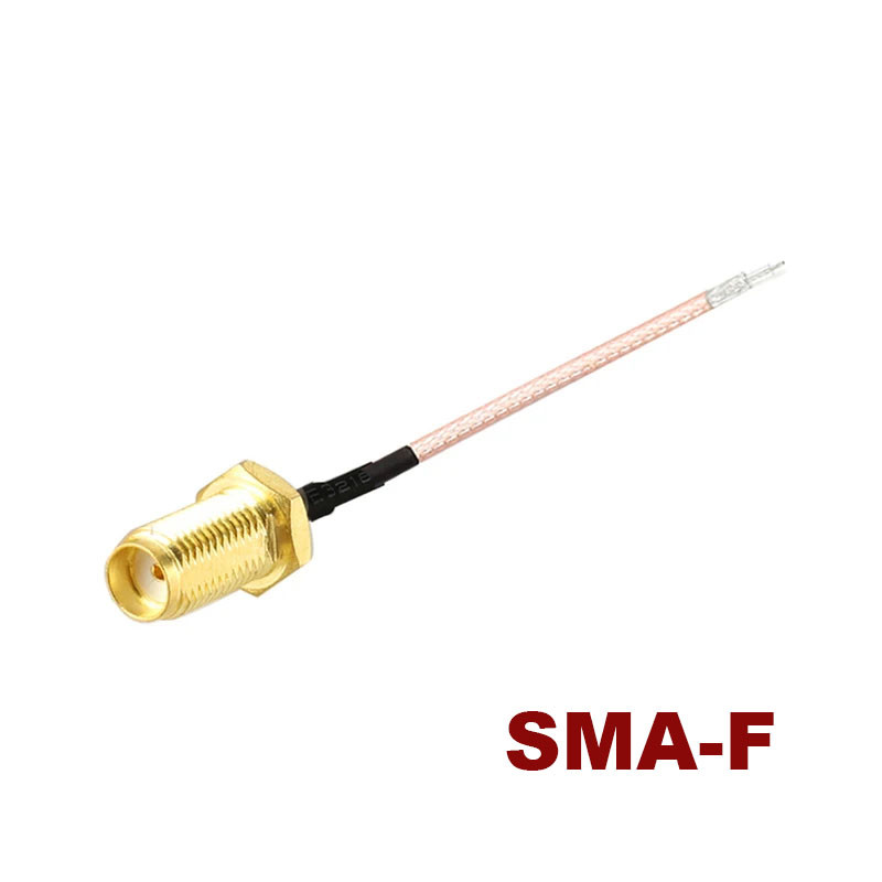 Пігтів SMA-F 10 см кабель RG178 під паяння, для виготовлення антен і перехідників Unitortek RG178 SMA-F