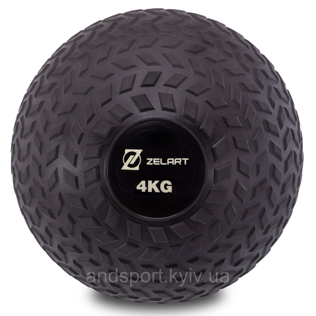 М'яч медичний слембол для кроссфіту Record SLAM BALL FI-7474-4 4кг чорний Код FI-7474-4