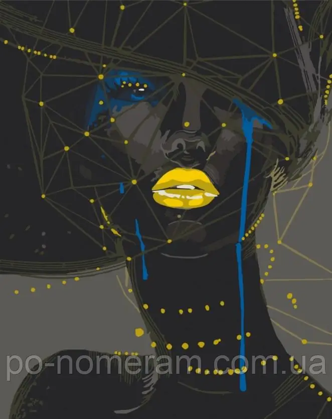 Рукітвор Картина за номерами (ACR-10308-AC) Жіноча геометрія, 40 х 50 см, ArtCraft