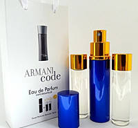 МУЖСКОЙ МИНИ ПАРФЮМ GIORGIO ARMANI CODE POUR HOMME 3*15 МЛ