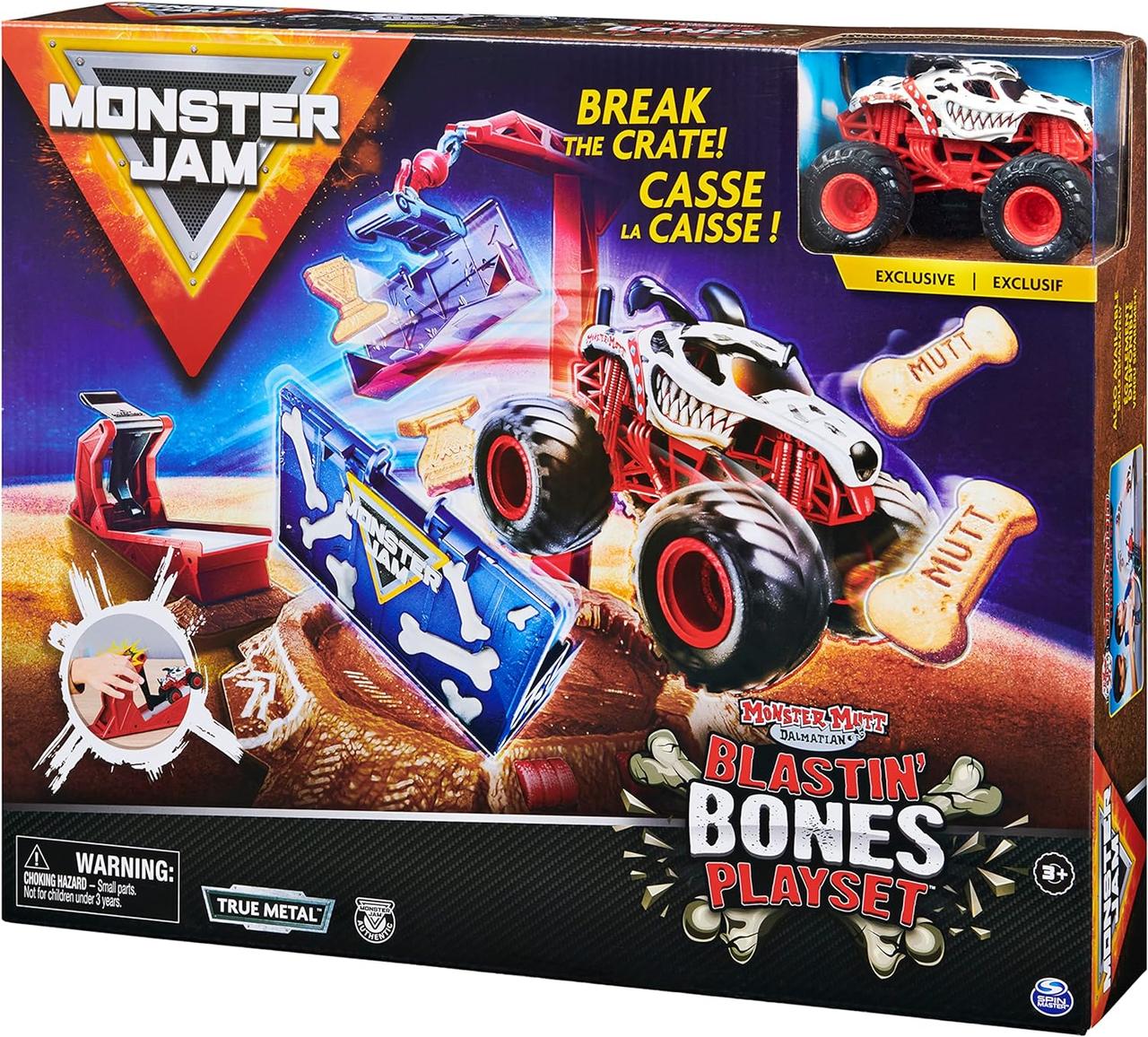 Ігровий набір Monster Jam Blastin Bones далматинець бластин бонес 6061693