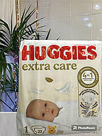 Подгузники Huggies Extra Care 1 (2-5 кг), 22 шт.