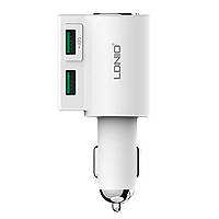 Автомобильное зарядное устройство Ldnio CM10 (2USB, 4.2A) white