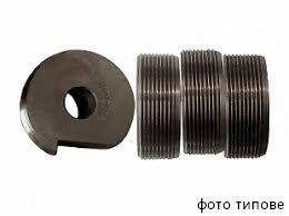 Гребінка кругла до гвинтонарізних головок 2-1.25 Р6М5 (к-кт із 4шт.)