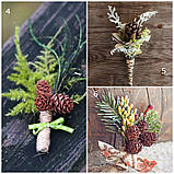 Бутон'єрка незвичайна з живих квітів, фото 2