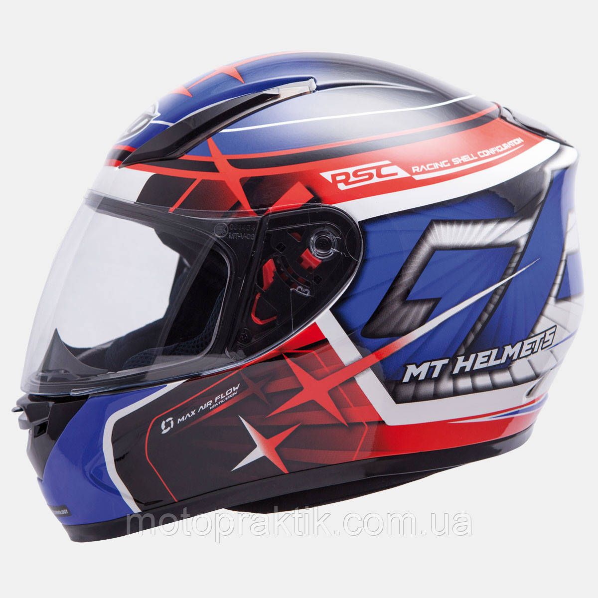MT Revenge GP Blue/Red/Black, XS Мотошолом інтеграл