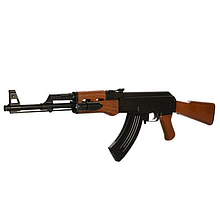 Автомат потужний ліхтарик лазерний приціл ігровий чорний кульки 6 мм