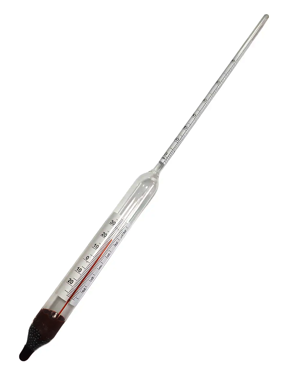 Спиртомер ареометр с термометром АСП-Т 0-60 ГОСТ 18481-81 - фото 2 - id-p628208882