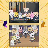 Скетчбук А5 48 л. 150 гр.м² SKZOO 003