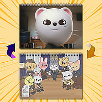 Скетчбук А5 48 л. 150 гр.м² SKZOO 017