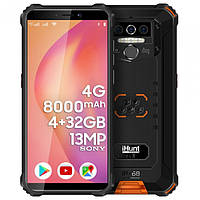 Телефон противоударный защищённый смартфон iHunt Titan P8000 PRO 2021 Orange