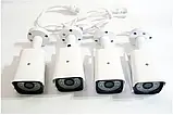 Комплект відеоспостереження бездротовий DVR KIT CAD Full HD UKC 8004/6673 WiFi 4ch набір на 4 камери, фото 6