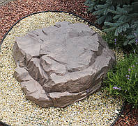 Ландшафтный камень валун искусственный серый гранит 87 х 86 х 28 см ССПГ00010-1 Червоний