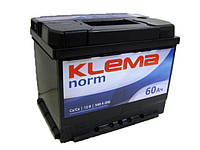 Аккумулятор KLEMA norm 12V,60Ah,580A,R+,R-