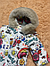 Зимовий комбінезон для дівчинки, Принт, розмір 74, 80 см, фото 2