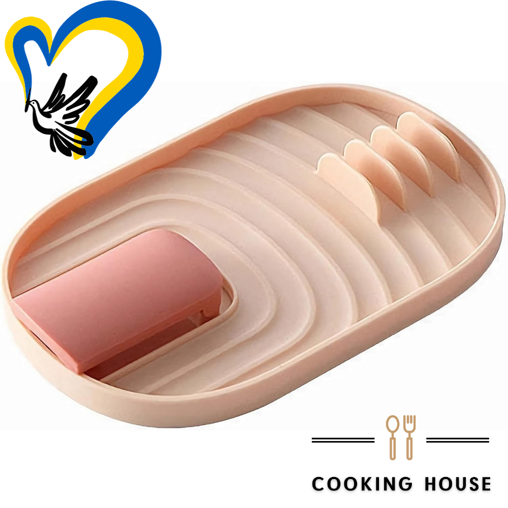 Підставка для ложок та кришок Cooking House кухонна, рожевого кольору