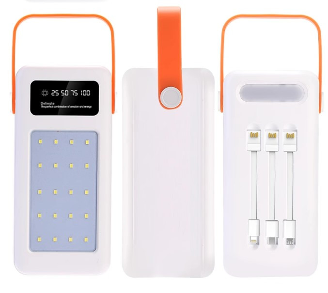 Корпус для повербанка 21х18650 5V2Ah 10W білий