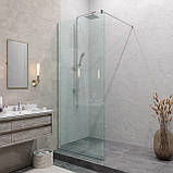 Перегородка в душ зі скла . Душові огорожі та шторки, фото 2