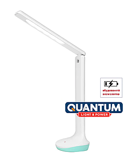 Настільна світлодіодна лампа з акумулятором Quantum ONTARIO QM-TL1040 LED 2 W 200 lm 3000-5000 K USB 5V