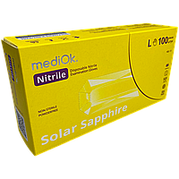 Перчатки MediOk SOLAR SAPPHIRE Нитриловые желтые L 100 шт
