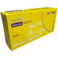 Перчатки MediOk SOLAR SAPPHIRE Нитриловые желтые M 100 шт