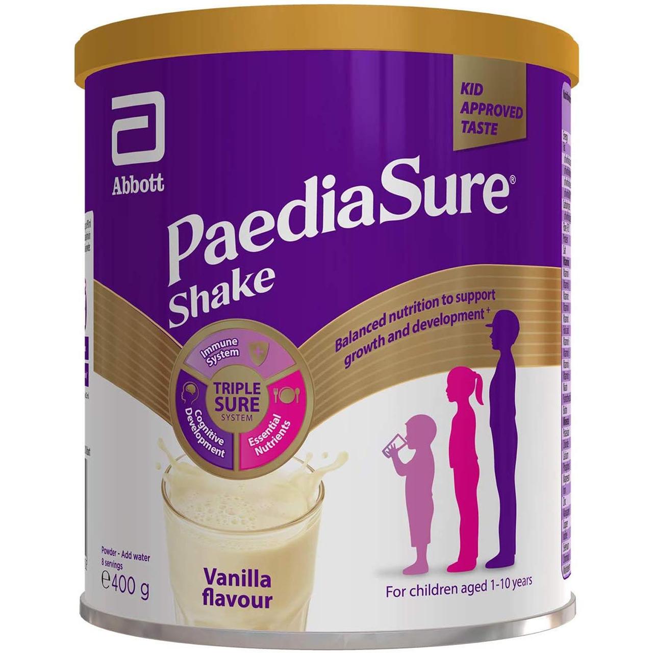 Суха молочна суміш PaediaSure Shake зі смаком ванілі (400 гр.)