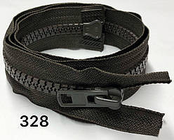 Застібка Блискавка Трактор 90см (Тип 10) на дві бігунки Хакі