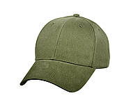 Бейсболка мужская SOLID OLIVE DRAB LOW CAP цвет олива хлопок- твил ROTCHO USA