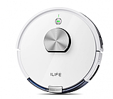 Бездротовий робот-пилосос ILife L100 для сухого та вологого прибирання з Wi-Fi (Білий), фото 3