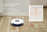 Бездротовий робот-пилосос ILife L100 для сухого та вологого прибирання з Wi-Fi (Білий), фото 6