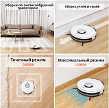 Бездротовий робот-пилосос ILife L100 для сухого та вологого прибирання з Wi-Fi (Білий), фото 11