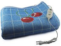 Простынь электрическая Electric Blanket 150х180 см (в клеточку, вишни) EN