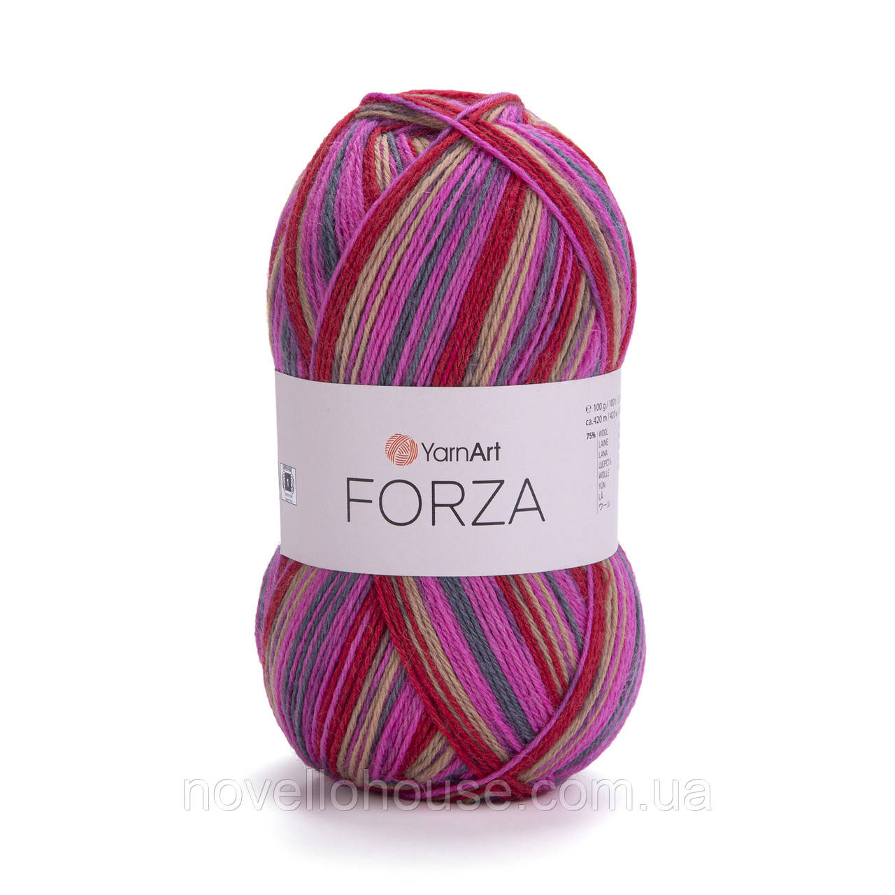 YarnArt FORZA (Форза) № 2510 (Пряжа напіввовна, нитки для в'язання)
