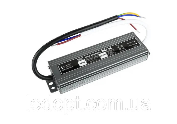 Блок живлення герметичний Professional DC12 80Вт 6,6А ІР67 WBP-80-12