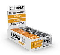 Протеїнові батончики без цукру LIPOBAR Lipo Protein Bar 20x50 g