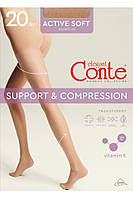 Колготки жіночі Conte Active Soft 40 Den (euro-pack) 3, bronz