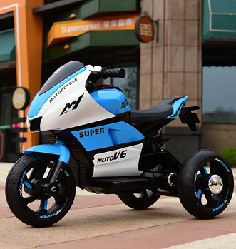 Дитячий мотоцикл Bambi (M 4135L) з двома двигунами